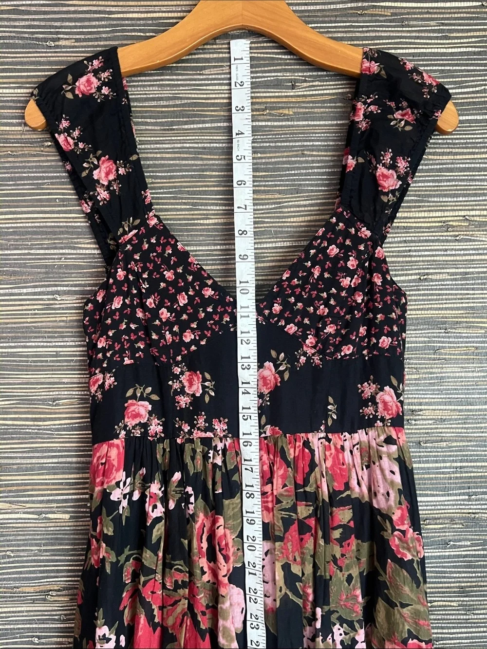 Free People Floral Print Love You Midi Dress Size XS